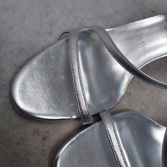 CHRISTIAN LOUBOUTIN Rosalie Strass Silver Strappy Heel Sandal - Picture 8 of 12